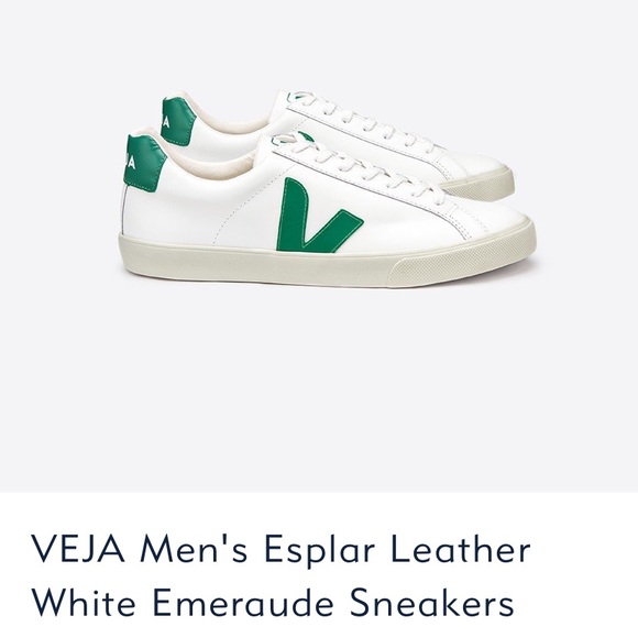 esplar leather white emeraude